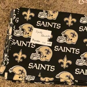 Saints Themed Fabric